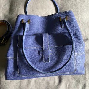 LORO PIANA LAVENDER MEDIUM BAG AND MATCHING BELT